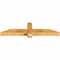 Ekena Millwork Eugene Rough Sawn Timber Gable Bracket, Western Red Cedar, 48"W x 12"H x 4"D x 4"F, 6/12 Pitch GBW048X12X0404EUG00RWR - alternate 5